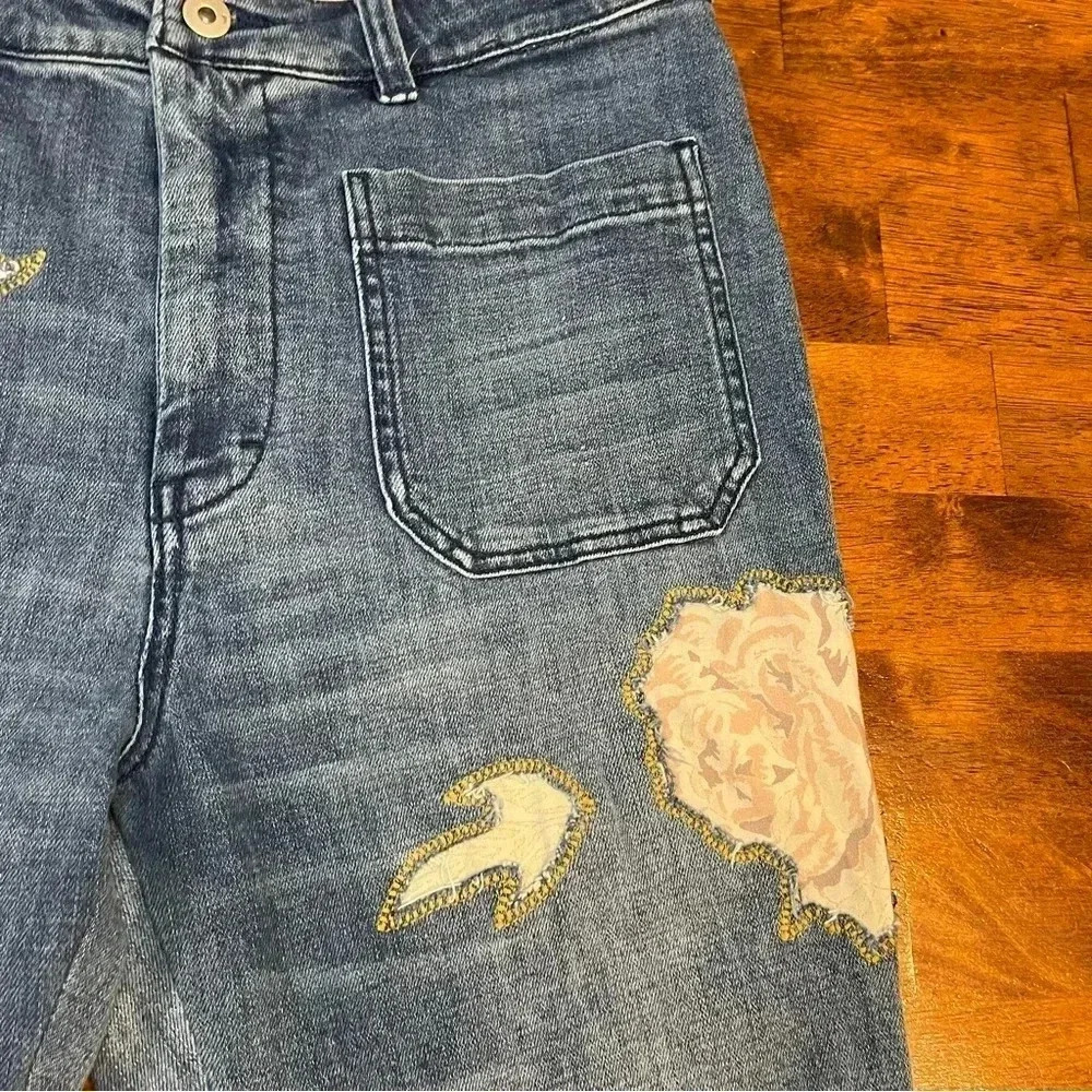 Anthropologie Pilcro and the Letterpress High Rise Trouser Bootcut 32 Petite - Picture 3 of 10
